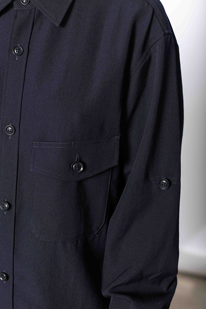 U Military Shirt - Navy