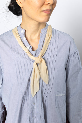 Scarf Detailed Shirt - Blue