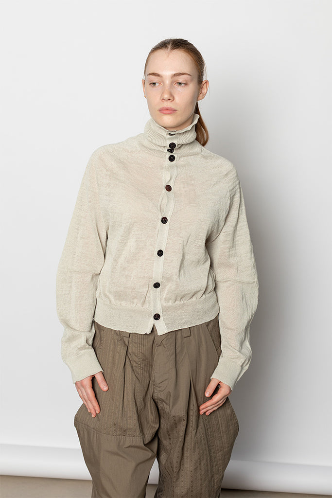 WG Collared Cardigan - Off White