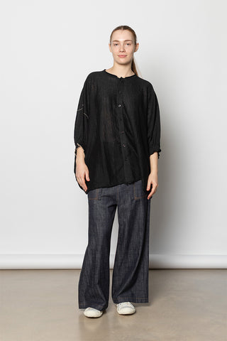 WG Half Sleeve Cardigan - Black