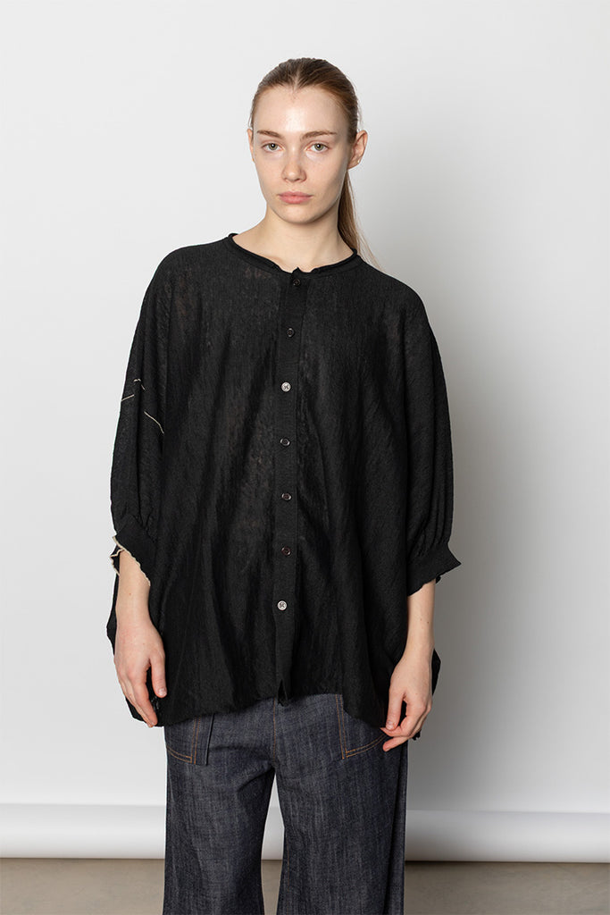 WG Half Sleeve Cardigan - Black