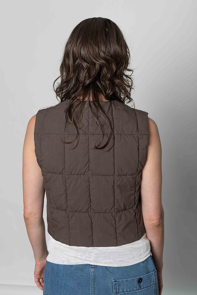 Wadded Gilet - Cacao
