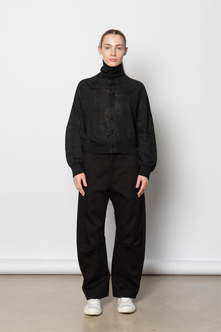 Wide Gusset Pants - Black