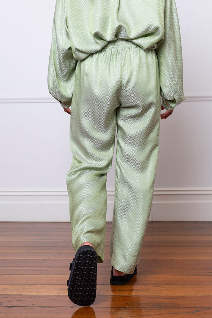 Wide Leg Lounge Pant - Sage