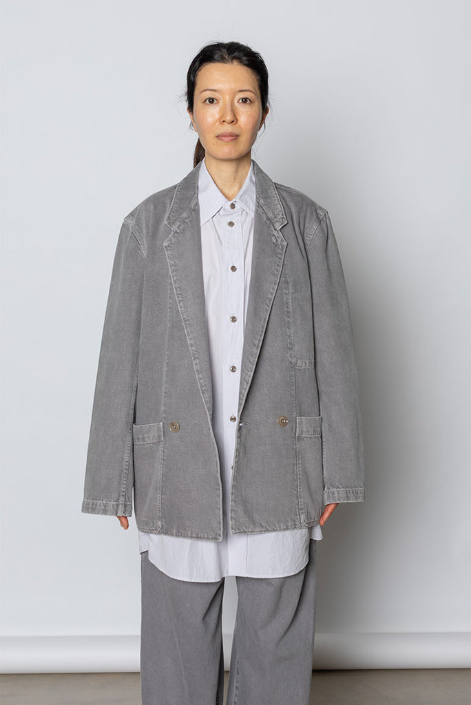 Workwear Blazer - Heather Grey