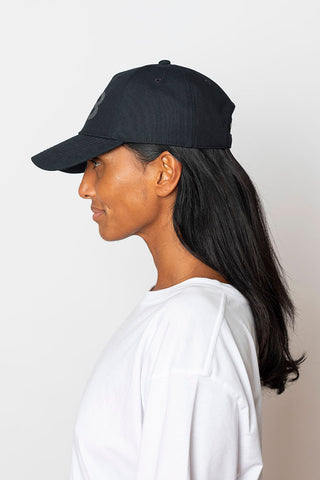 Y-3 Cotton Logo Cap - Black