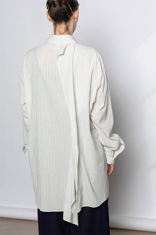 Y Back Side Cloth Shirt - Off White