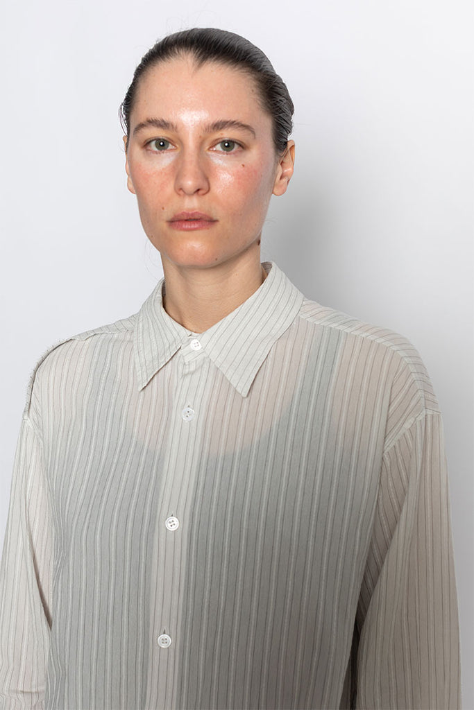 Y Back Side Cloth Shirt - Off White