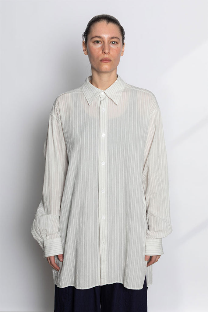Y Back Side Cloth Shirt - Off White