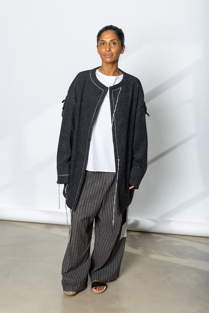 Drop Sleeve Jacket - Grey