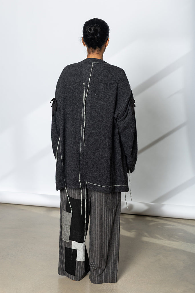 Drop Sleeve Jacket - Grey