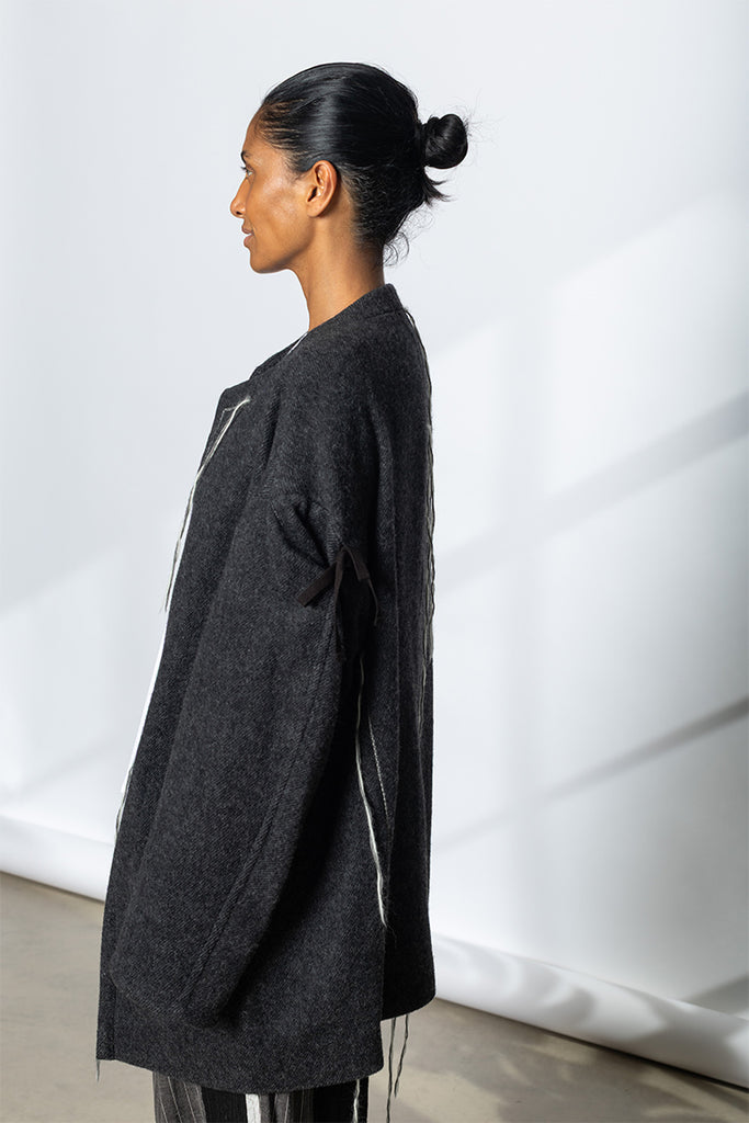 Drop Sleeve Jacket - Grey