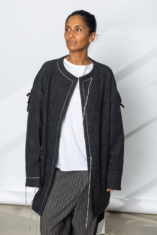 Drop Sleeve Jacket - Grey