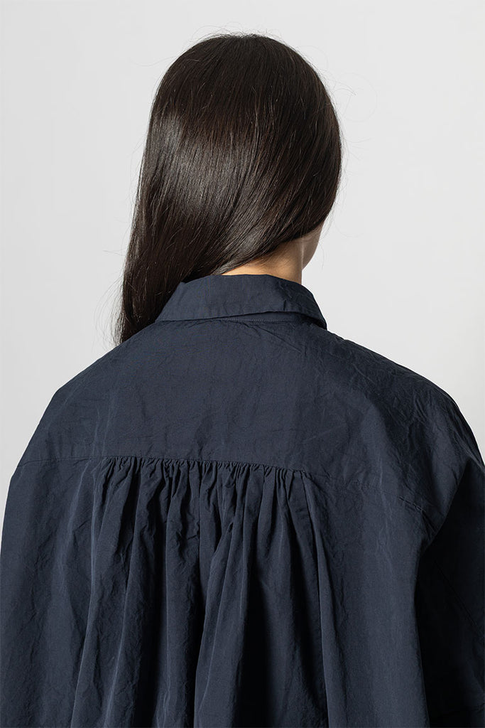 Yuri Shirt Dress - Navy