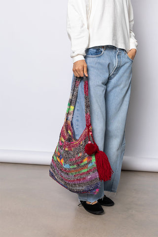 Ziporah Mix Mix Bilum Med Tote Bag - 6072