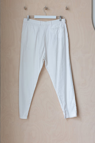 Archives Dries Van Noten Tapered Pant - White