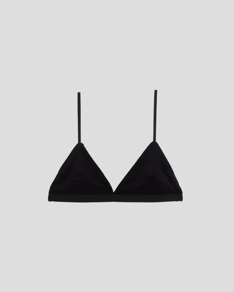 Velour Mississippi Bra - Black