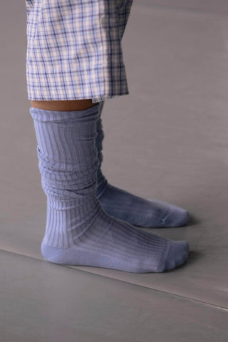 Overknee Socks - Korai Blue