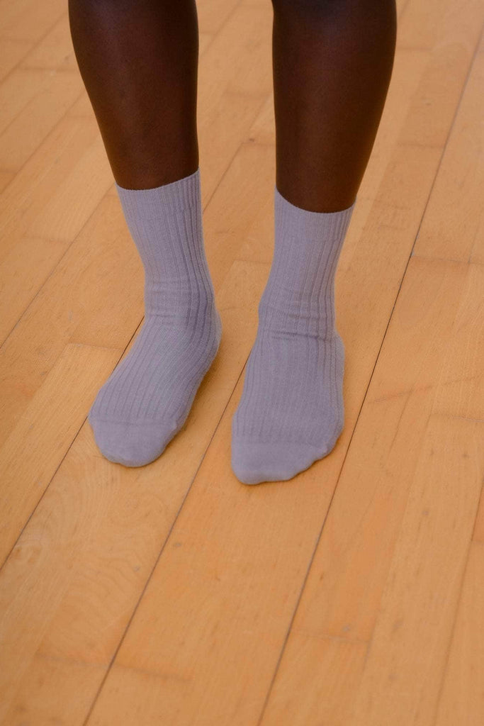 Rib Ankle Socks - Korai Blue