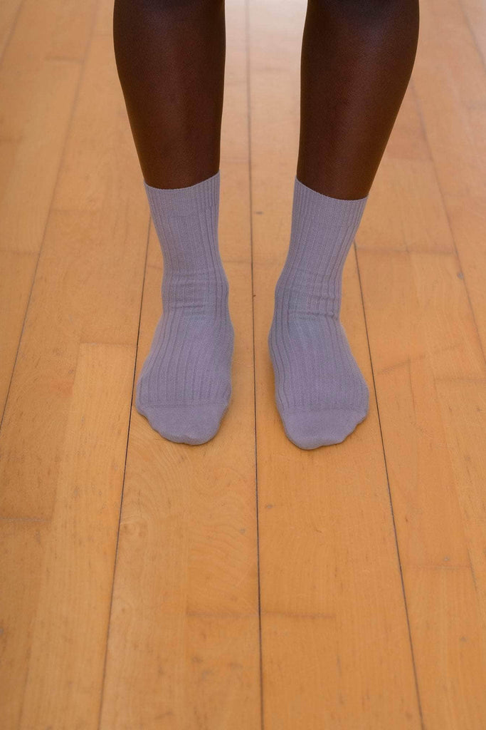 Rib Ankle Socks - Korai Blue