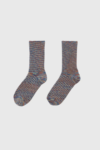 Twisted Over Ankle Socks -Multi