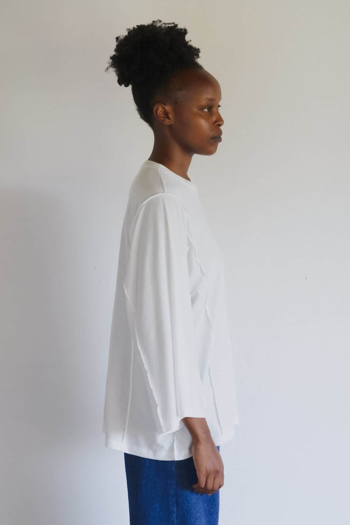 Poi Long Sleeve Tee - Off White