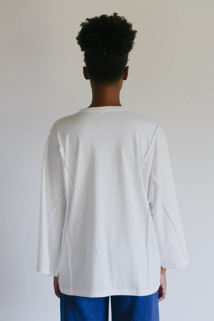 Poi Long Sleeve Tee - Off White