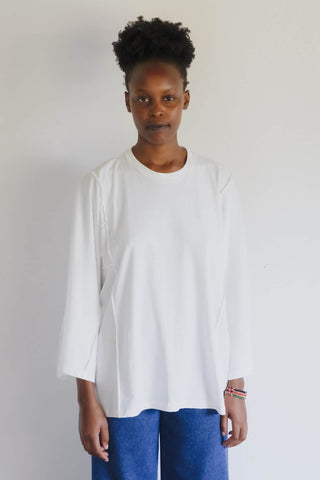 Poi Long Sleeve Tee - Off White