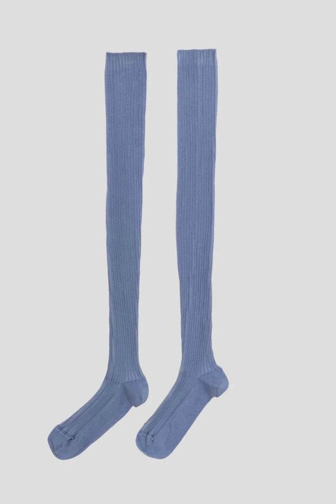 Over Knee Socks - Helm Blue