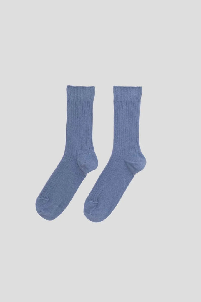 Rib Ankle Socks - Helm Blue