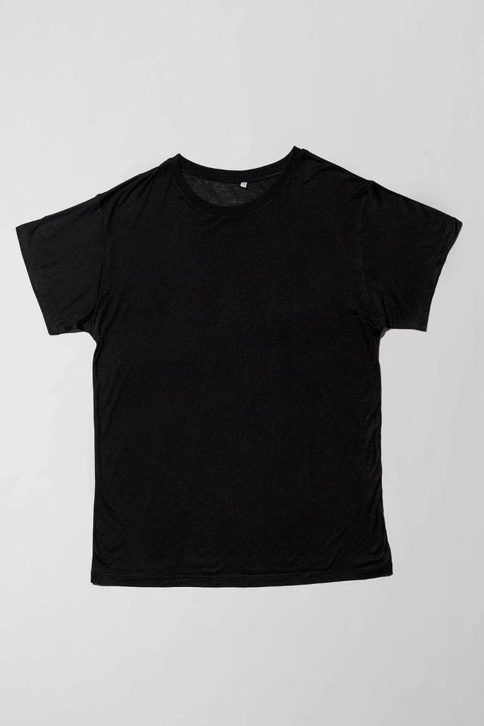 Bamboo Jersey Loose Tee - Black