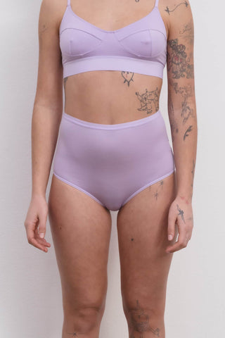High Waist Bell Pants - One Purple