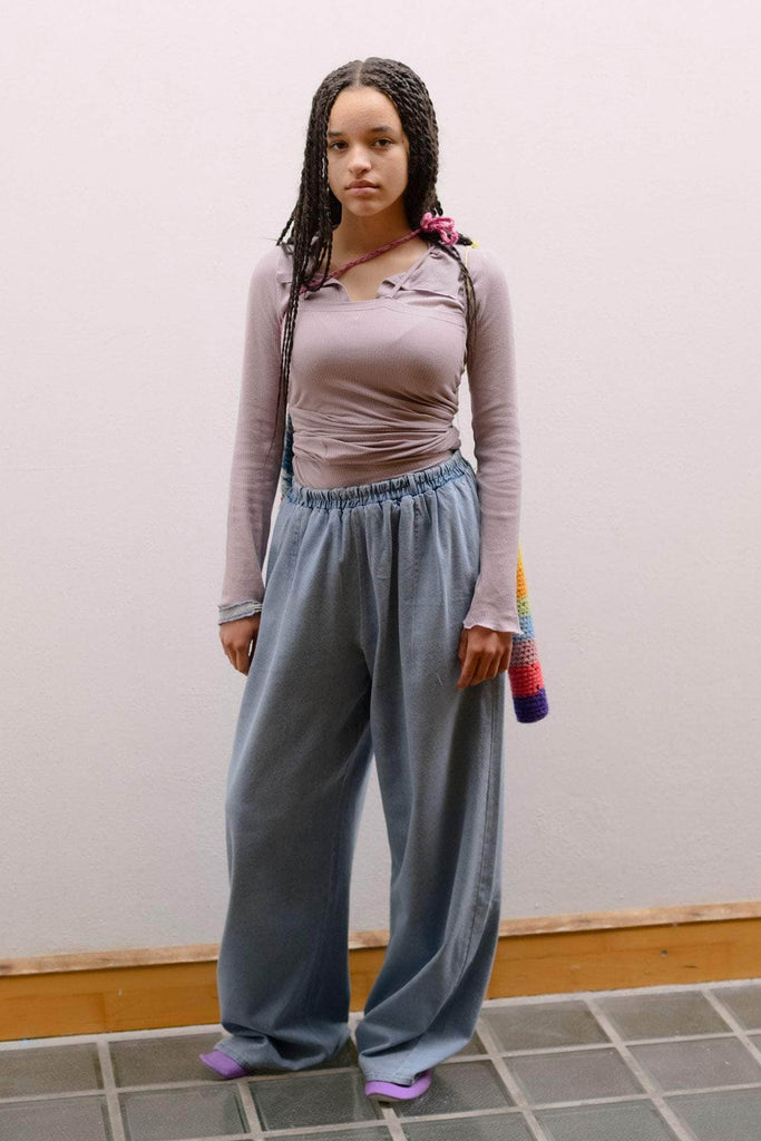 Cravat Pants - Denim Blue