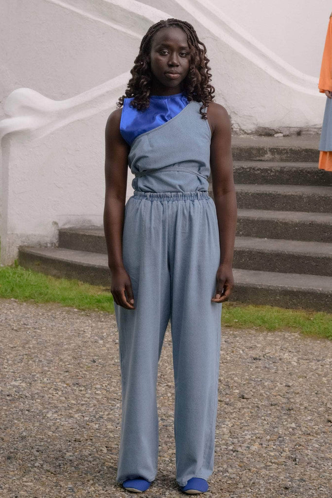 Cravat Pants - Denim Blue