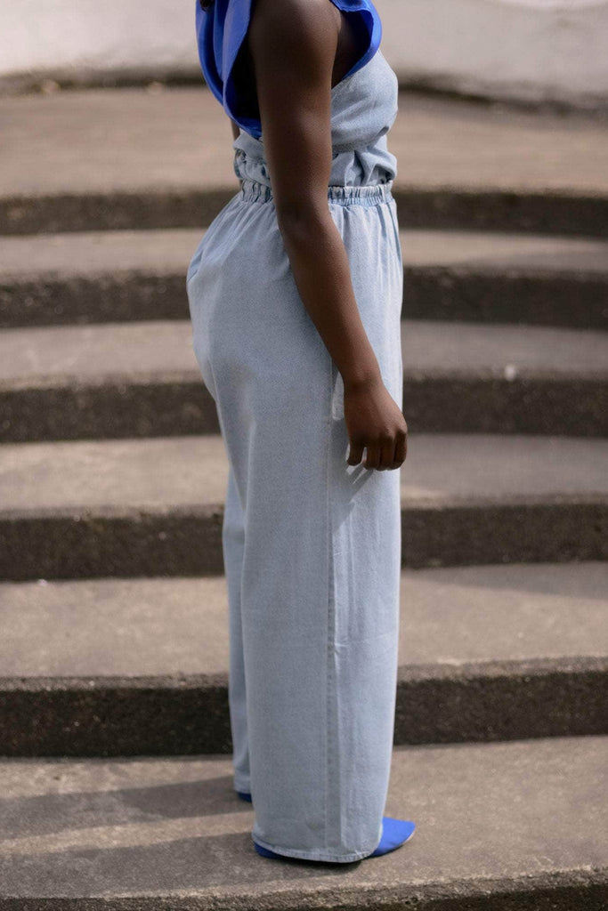 Cravat Pants - Denim Blue