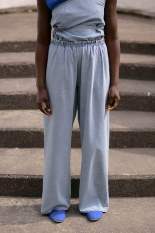 Cravat Pants - Denim Blue