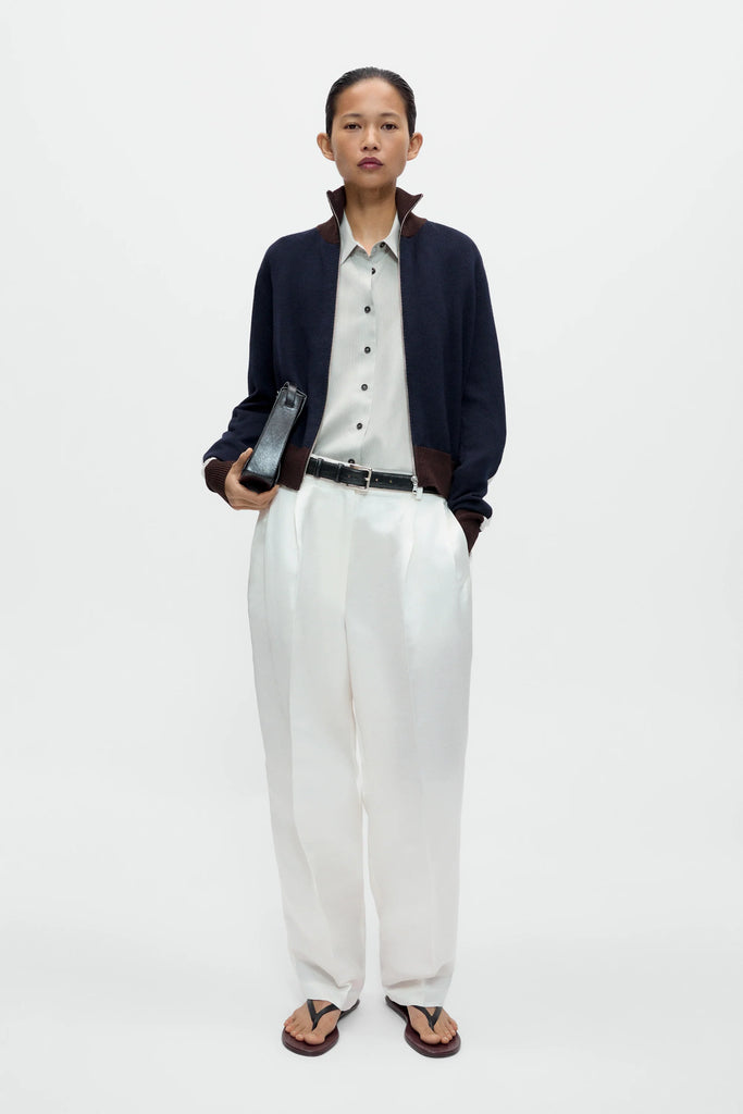 Merino Wool Sporty Cardigan