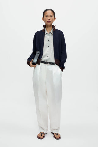 Merino Wool Sporty Cardigan