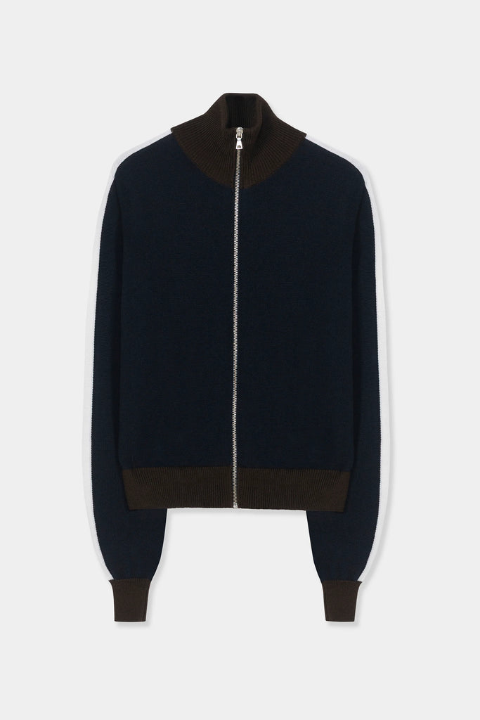 Merino Wool Sporty Cardigan