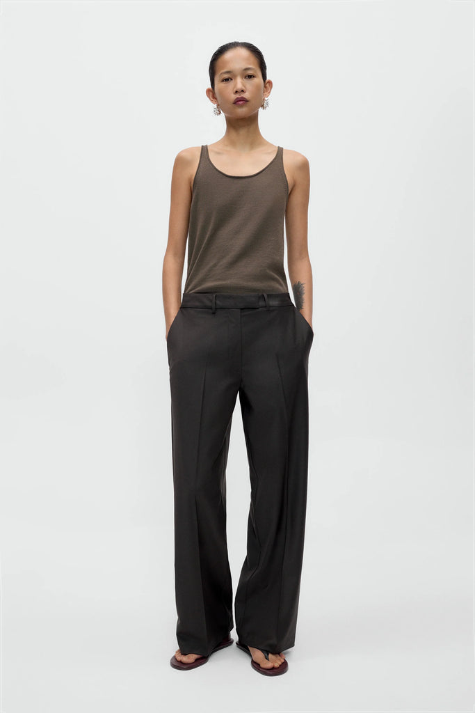 Merino Wool Tank Top - Taupe