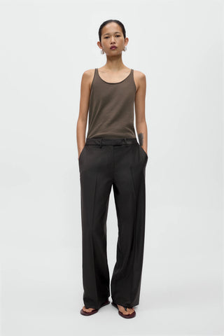 Merino Wool Tank Top - Taupe