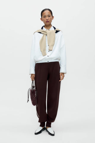 Organic Cotton Sporty Pants - Brown