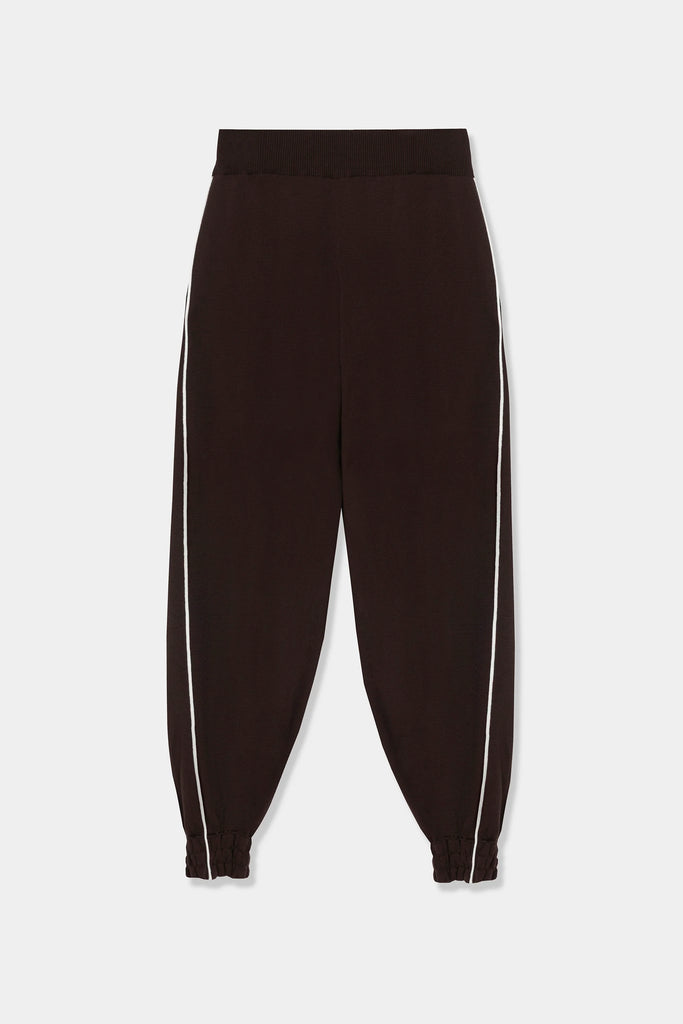 Organic Cotton Sporty Pants - Brown