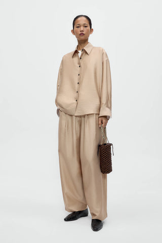 Oversized Shirt - Beige