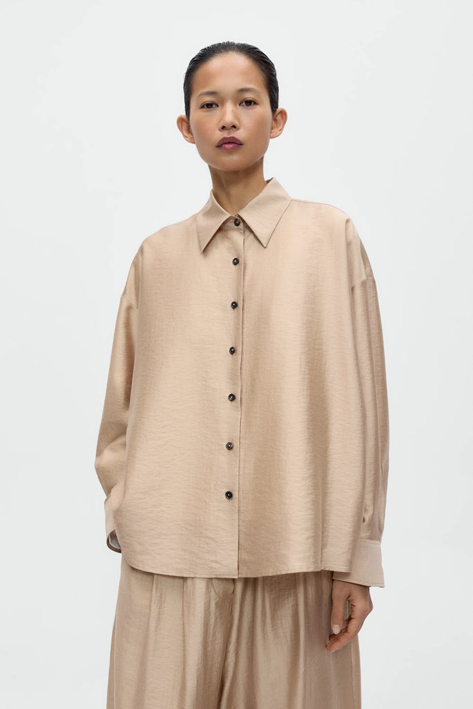 Oversized Shirt - Beige