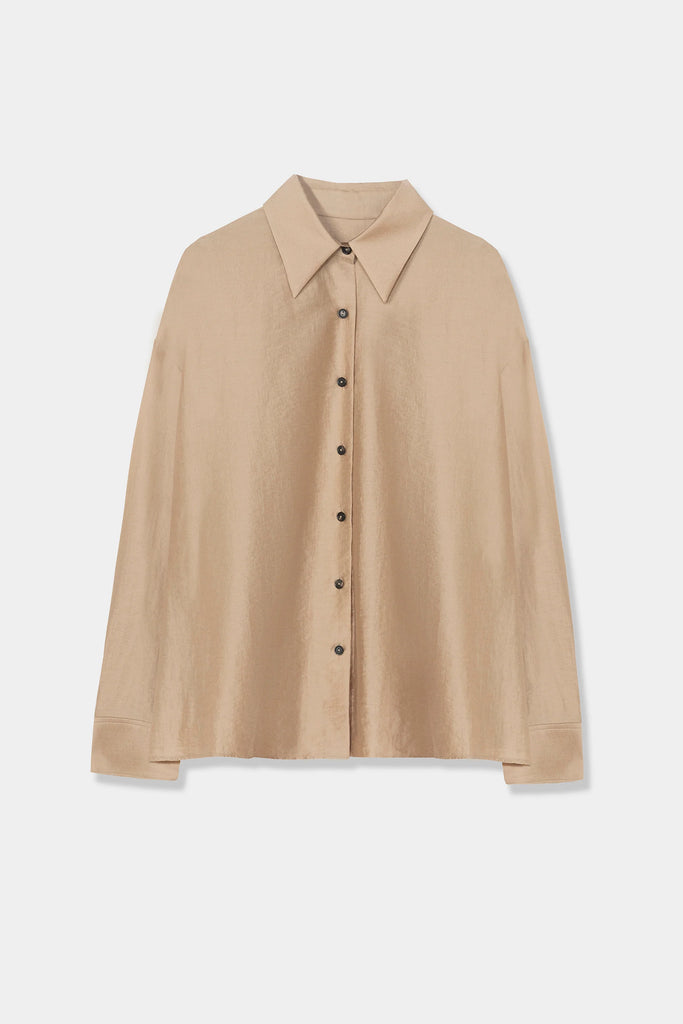 Oversized Shirt - Beige