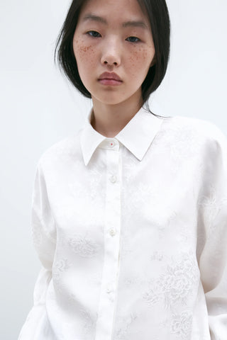 Flower Jacquard Shirt