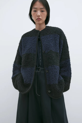 Teddy Jacket Bicolour - Navy/Charcoal