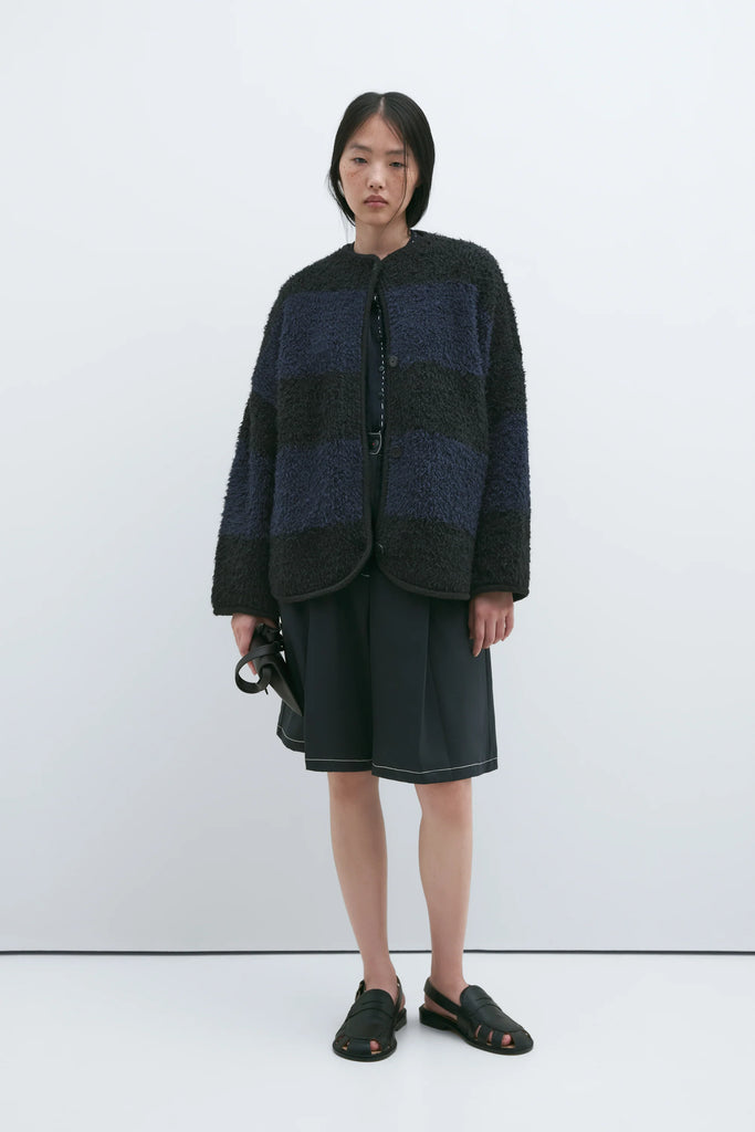 Teddy Jacket Bicolour - Navy/Charcoal
