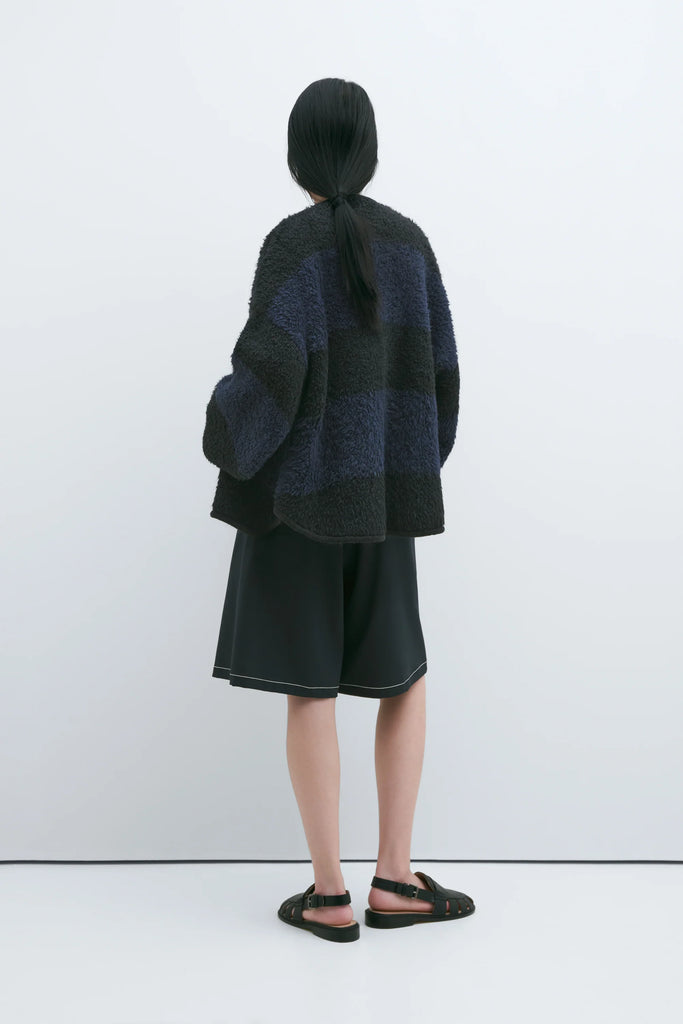 Teddy Jacket Bicolour - Navy/Charcoal